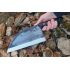СЕРБСКИЙ НОЖ сталь кованная 95х18, рукоять цельнометаллическая граб